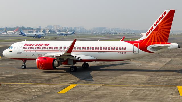 VT-EXG:Airbus A320:Air India